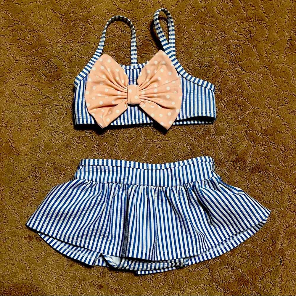 Baby toddler girl Ruffle Butts swimsuit bathing suit 18-24 months